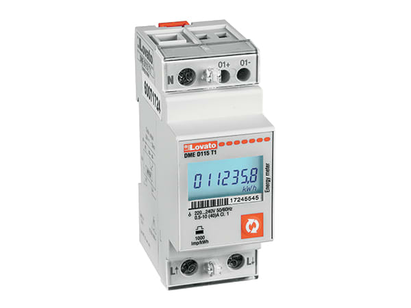 LOVATO ELECTRIC - CONTATORE ENERGIA DIG.40A 2U 1OUT PR.