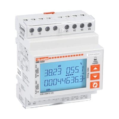 LOVATO ELECTRIC - CONTATORE ENERGIA TRIFASE /5A, 4U, MBUS