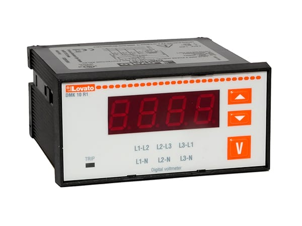 LOVATO ELECTRIC - VOLTMETRO DIGIT.3F 96X48MM+RELE PROG.