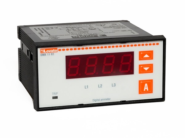 LOVATO ELECTRIC - AMPEROM.DIGIT.3F 96X48MM+RELE PROGR.