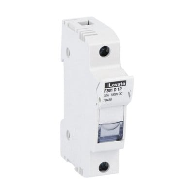 LOVATO ELECTRIC - PORTAFUSIBILI SEZ. 1P 10X38 1000V DC
