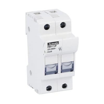 LOVATO ELECTRIC - PORTAFUSIBILI SEZIONABILI 2P 10X38