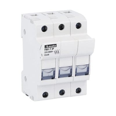 LOVATO ELECTRIC - PORTAFUSIBILI SEZIONABILI 3P 10X38