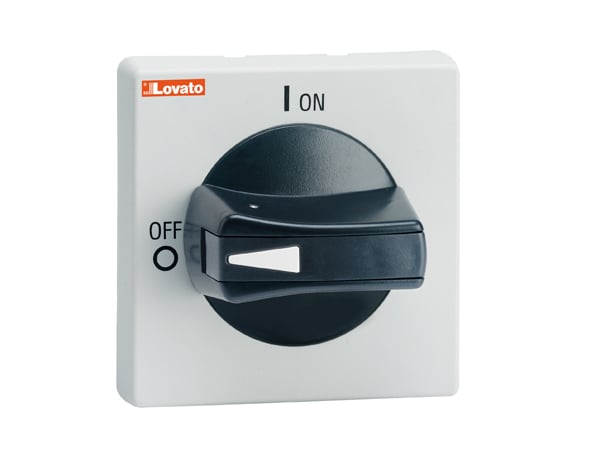 LOVATO ELECTRIC - MANIGLIA NERA SEL.SPORGENTE GHIERA RIBAS