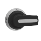 LOVATO ELECTRIC - MANIGLIA BLOCCOPORTA NERA LEVA 65MM