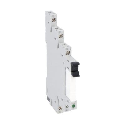 LOVATO ELECTRIC - RELE' SLIM+ZOCCOLO VITE 1SC 6A 230VAC/DC