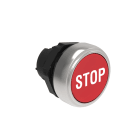 LOVATO ELECTRIC - PULSANTE RASATO STOP ROSSO