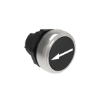 LOVATO ELECTRIC - PULSANTE RASATO FR. DX-SX NERO