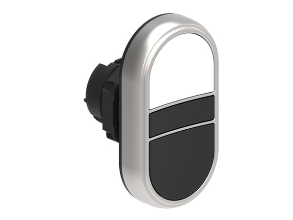 LOVATO ELECTRIC - PULSANTI DOPPI RASATI B/N
