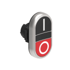 LOVATO ELECTRIC - PULSANTE DOPPIO NERO/ROSSO SIMBOLI I-O