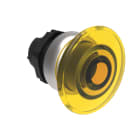 LOVATO ELECTRIC - PULSANTE FUNGO 40MM GIALLO LUMIN.