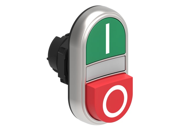 LOVATO ELECTRIC - PULSANTI DOPPI RAS/SPORG.V/R+IND.LUM.I-O