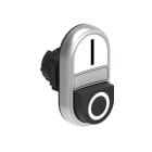 LOVATO ELECTRIC - PULSANTE DOPPIO BIANCO/NERO SIMBOLI I-O
