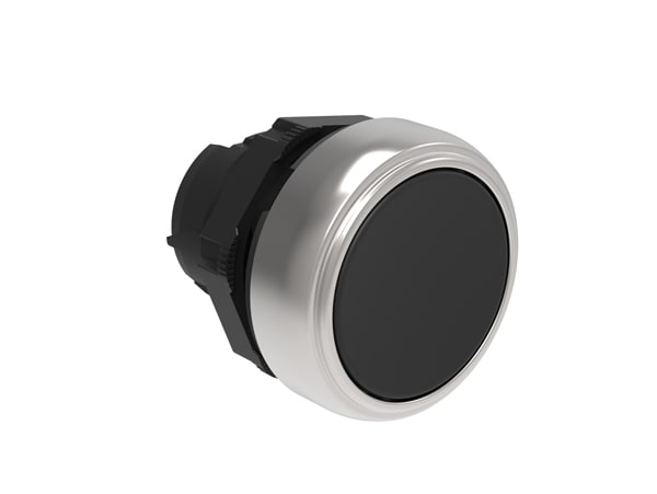 LOVATO ELECTRIC - PULSANTE PASSO-PASSO RASATO NERO