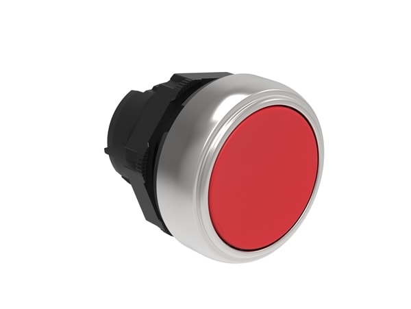 LOVATO ELECTRIC - PULSANTE PASSO-PASSO RASATO ROSSO