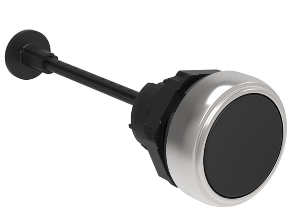 LOVATO ELECTRIC - PULSANTE RIARMO RASATO NERO