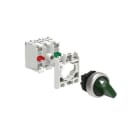 LOVATO ELECTRIC - KIT PL.SEL.LUM.VERDE 2POS.STAB.NO+NC 24V
