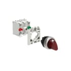 LOVATO ELECTRIC - KIT PL.SEL.LUM.ROSSO 3POS.INST.NO+NC 24V