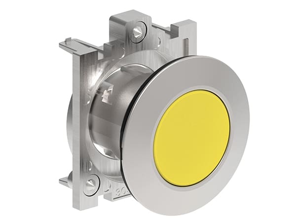 LOVATO ELECTRIC - PULSANTE A FILO MET.RASATO YELLOW