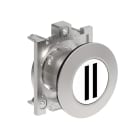LOVATO ELECTRIC - PULSANTE A FILO MET.RASATO II BIANCO
