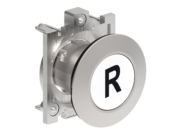 LOVATO ELECTRIC - PULSANTE A FILO MET.RASATO R BIANCO