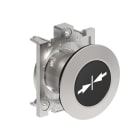 LOVATO ELECTRIC - PULSANTE A FILO MET.RASATO >I< NERO