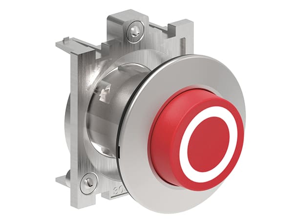 LOVATO ELECTRIC - PULSANTE A FILO MET.SPORGENTE O ROSSO