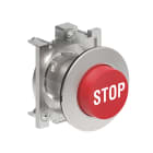 LOVATO ELECTRIC - PULSANTE A FILO MET.SPORGENTE STOP ROSSO