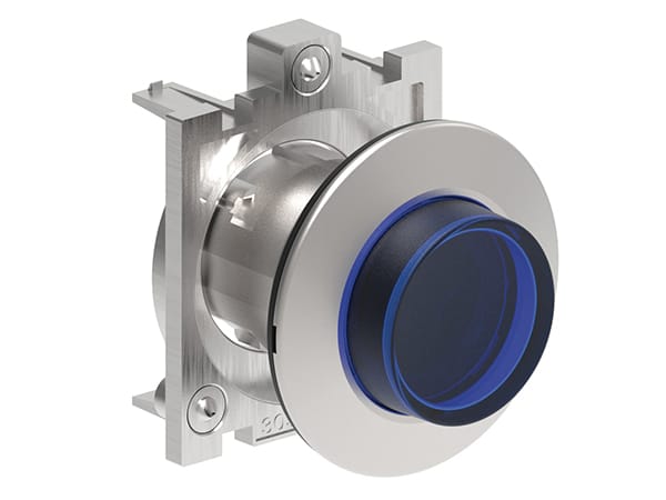 LOVATO ELECTRIC - PULSANTE LUMINOSO A FILO MET.SPORG.BLU