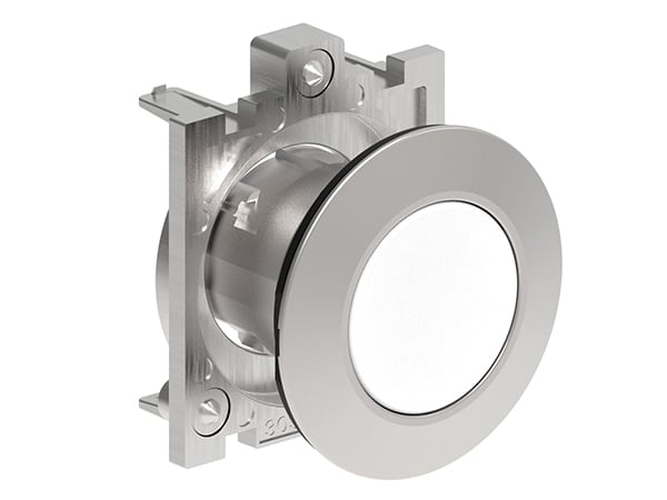 LOVATO ELECTRIC - PULS.FILO MET.PASSO-PASSO RASATO BIANCO