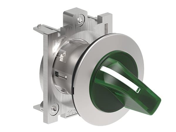 LOVATO ELECTRIC - SEL.LUM.A FILO MET.VERDE LEVA CORTA 0-1