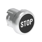 LOVATO ELECTRIC - PULSANTE MET.RASATO STOP NERO
