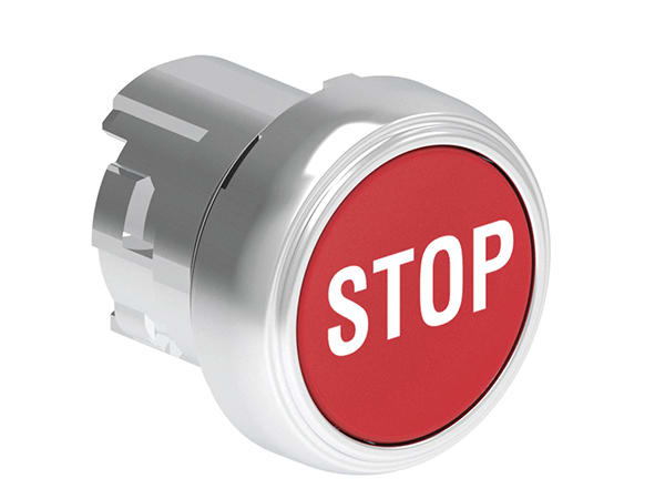 LOVATO ELECTRIC - PULSANTE MET.RASATO STOP ROSSO