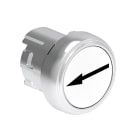 LOVATO ELECTRIC - PULSANTE MET. RASATO FR. DX-SX BIANCO