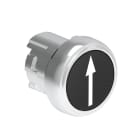 LOVATO ELECTRIC - PULSANTE MET. RASATO FR.SU-GIU' NERO