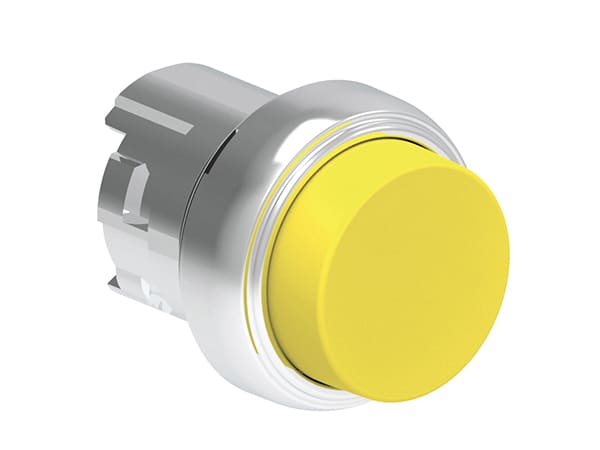LOVATO ELECTRIC - PULSANTE MET. SPORGENTE GIALLO