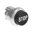 LOVATO ELECTRIC - PULSANTE MET. SPORGENTE STOP NERO
