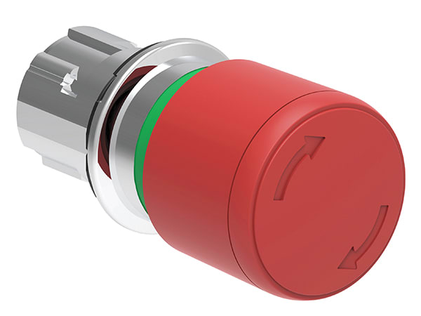 LOVATO ELECTRIC - PULS.FUNGO 30MM ROSSO SG.ROTAZ.ISO13850