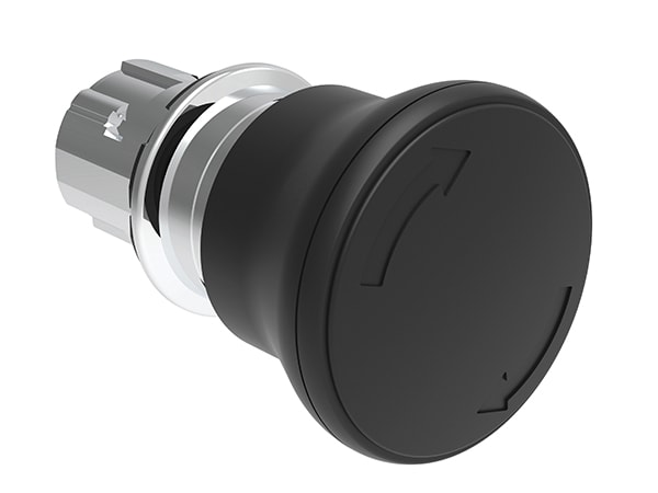LOVATO ELECTRIC - PULS.FUNGO 40MM NERO SG.ROTAZ.