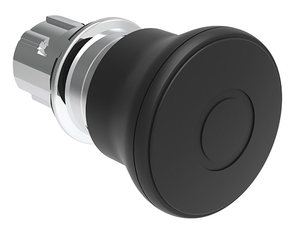 LOVATO ELECTRIC - PULSANTE MET. FUNGO 40MM NERO PUSH/PULL