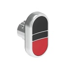LOVATO ELECTRIC - PULS.MET.DOPPIO RASATO NERO/ROSSO