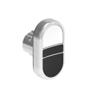 LOVATO ELECTRIC - PULS.MET.DOPPIO RASATO BIANCO/NERO