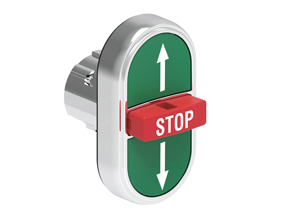 LOVATO ELECTRIC - PULS.MET.TRIPLO STOP+FRECCE ALTO-BASSO