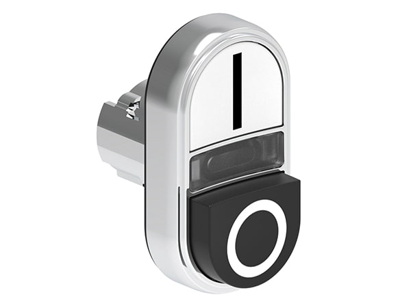 LOVATO ELECTRIC - PULS.LUM.MET.DOPPIO RAS/SPORG.B/N I-O