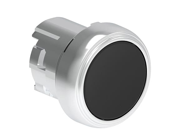 LOVATO ELECTRIC - PULSANTE MET. PASSO-PASSO RASATO NERO