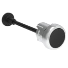 LOVATO ELECTRIC - PULSANTE MET. RIARMO RASATO NERO