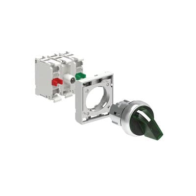 LOVATO ELECTRIC - KIT MT.SEL.LUM.VERD.2POS.STAB.NO+NC 230V
