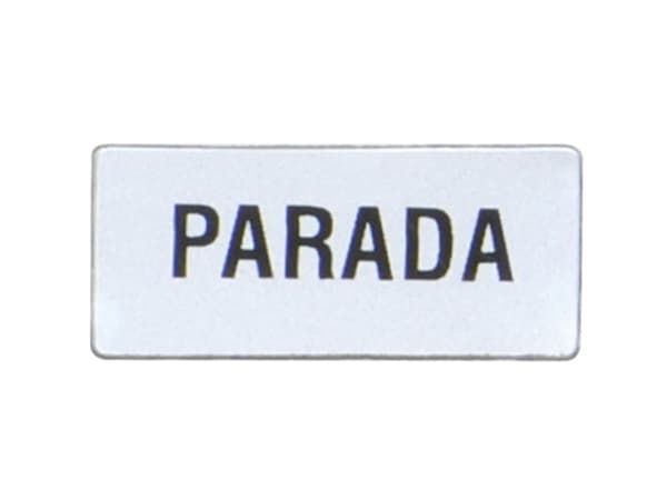 LOVATO ELECTRIC - ETICHETTA PARADA