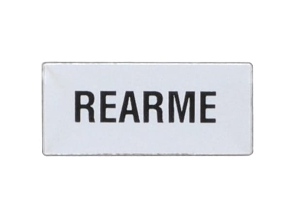 LOVATO ELECTRIC - ETICHETTA REARME