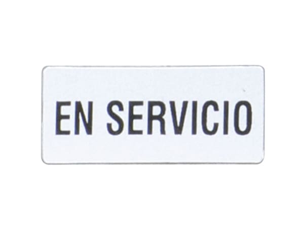 LOVATO ELECTRIC - ETICHETTA EN SERVICIO
